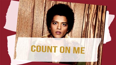 bruno mars count on me youtube